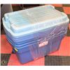 Image 1 : BUNDLE OF 4 RUBBERMAID ROUGHNECK