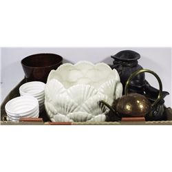 7PC VASE COLLECTION CLAY "BAG" VASES