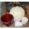 Image 2 : 7PC VASE COLLECTION CLAY "BAG" VASES