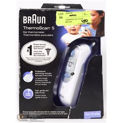 BRAUN IN EAR THERMOMETER