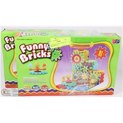 2 BOXES OF FUNNY BRICKS