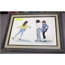 FRAMED, LTD EDITION PRINT SIGNED BY ARTIST -