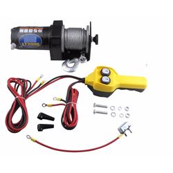 2000LB 12V ATV ELECTRIC WINCH