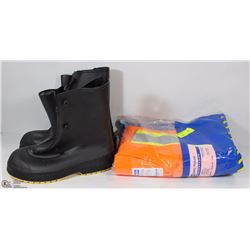 NORTH SIZE XL HI VIS COVERALLS SOLD WITH SIZE 6-8