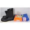 Image 1 : NORTH SIZE XL HI VIS COVERALLS SOLD WITH SIZE 6-8