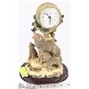 Image 1 : WOLF STATUE CLOCK