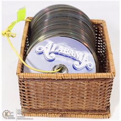 BASKET OF DVD'S