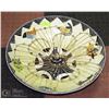 Image 1 : LARGE DECORATIVE WOOD BOWL W/ ORNATE WALL HANGING