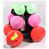 Image 1 : SET OF COLORED WEIGHTS