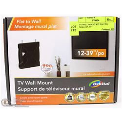 TV WALL MOUNT KIT FLAT TO WALL 12"-39"