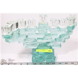 GLASS INUKSHUK STYLE CANDLE ABRA