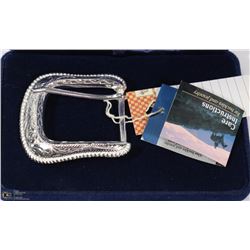 MONTANA SILVERSMITHS SILVER PLATED BELT BUCKLE