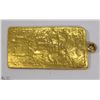 Image 2 : ESTATE 24 KT STAMPED YELLOW GOLD