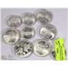 Image 1 : NINE 1976 MONTREAL SUMMER OLYMPICS SILVER COINS