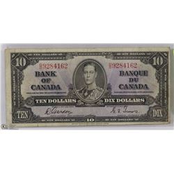 1937 CANADIAN  $10.00 BILL
