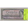 Image 1 : 1954 CANADIAN  REPLACEMENT NOTE $10.00 BILL