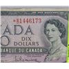 Image 2 : 1954 CANADIAN  REPLACEMENT NOTE $10.00 BILL