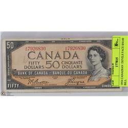 1954 CANADIAN  $50.00 BILL