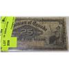 Image 1 : 1900 CANADIAN  SHINPLASTER