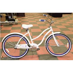 SIMS RETRO CRUISER BIKE WITH WHITE WALLED TIRES