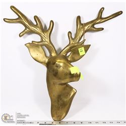 BRASS STAG WALL HANGING