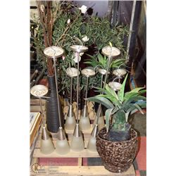 PALLET OF LIGHT FIXTURES AND DECOR