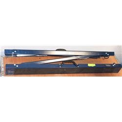 PAIR OF MASTERCRAFT FOLDING METAL SAWHORSES