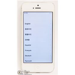 ON CHOICE APPLE iPHONE 5 FOR TELUS SILVER WHITE