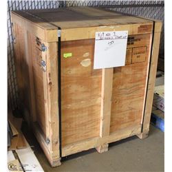 LARGE WOOD LOCKABLE CRATE