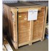 Image 1 : LARGE WOOD LOCKABLE CRATE