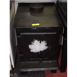 WOOD BURNING FIREPLACE.