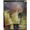 Image 1 : ABSTRACT CANVAS PRINT 33X42.