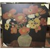 Image 1 : LARGE FLOWER CANVAS PRINT 42X42.