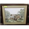 Image 1 : COCA COLA PICTURE PROFESSIONALLY FRAMED 27” X 24”