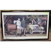 Image 1 : COCA COLA PICTURE PROFESSIONALLY FRAMED 39” X 25”