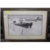 Image 1 : PROFESSIONALLY FRAMED WINTER PRINT 30” X 22”