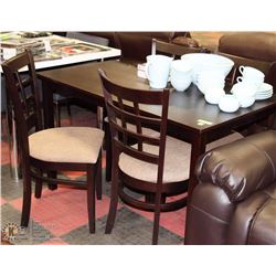 NEW WOOD KITCHEN TABLE WITH 4 SIDECHAIRS