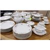 Image 2 : 100PC WALBRZYGH CHINA WITH GOLD TRIM INCL.