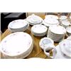 Image 4 : 100PC WALBRZYGH CHINA WITH GOLD TRIM INCL.
