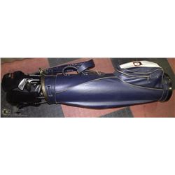 VINTAGE CIRCA 1960'S GOLF BAG WITH SET OF WILSON