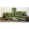 Image 1 : POTTER'S VODKA HANGING LIGHT