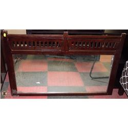 WOOD MIRROR (CRACKED)