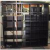 Image 1 : BLACK 25 SHELF CUBE SHELVING UNIT.