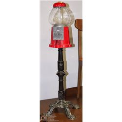 VINTAGE FLOORSTANDING CANDY DISPENSER 3 FEET HIGH
