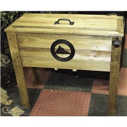 RUSTIC BEVERAGE COOLER.