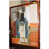 Image 1 : LARGE PICASSO WOOD FRAMED ABSTRACT