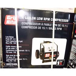 GRIP RITE 4 GALLON AIR COMPRESSOR