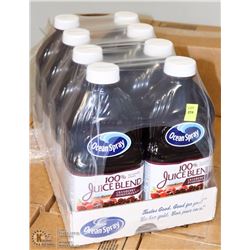 CASE WITH 8 -1.77LITRE BOTTLES OCEAN SPRAY