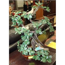 ARTIFICIAL SILK BONSAI TREE - 20"H X 9"W -