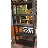 Image 1 : 5-TIER BLACK STORAGE SHELF - TOOLS